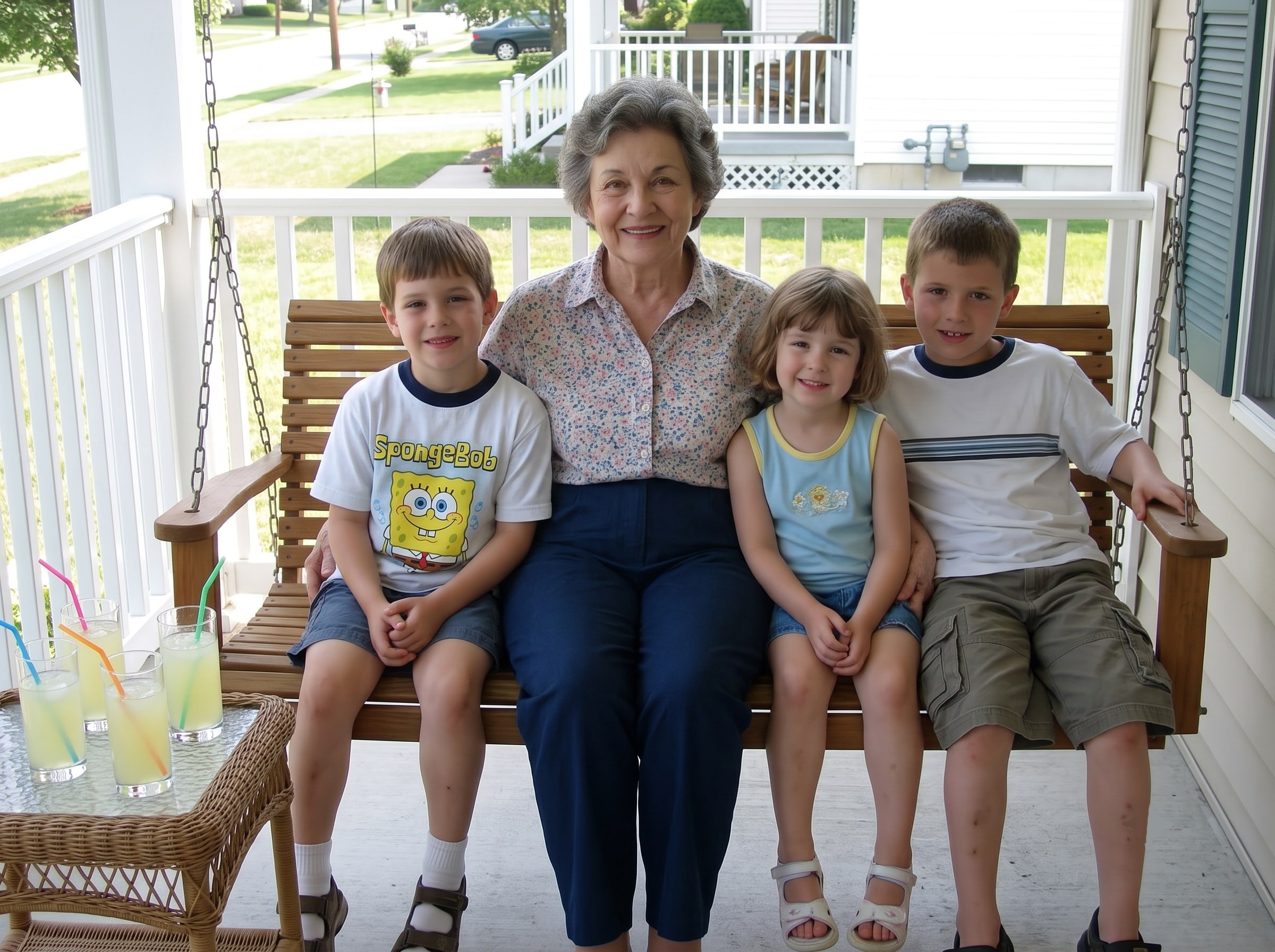Summer on the porch, 2004